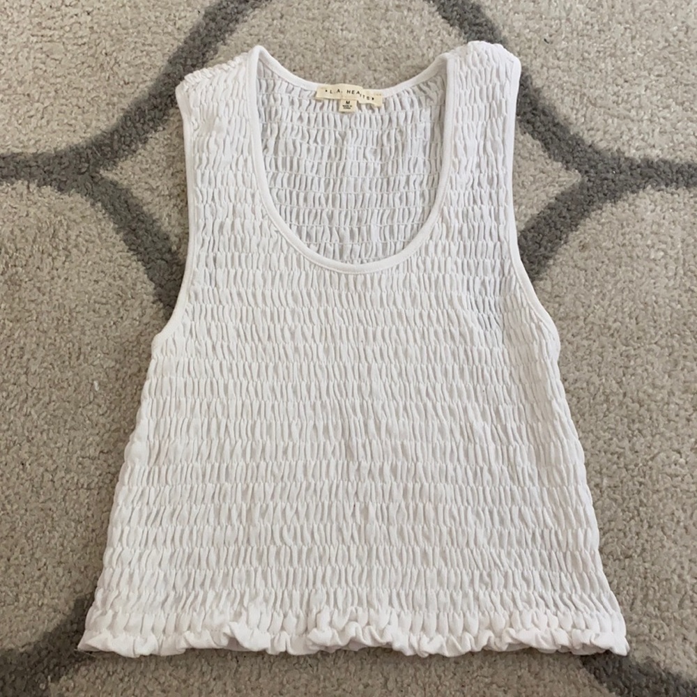 Medium white tank top